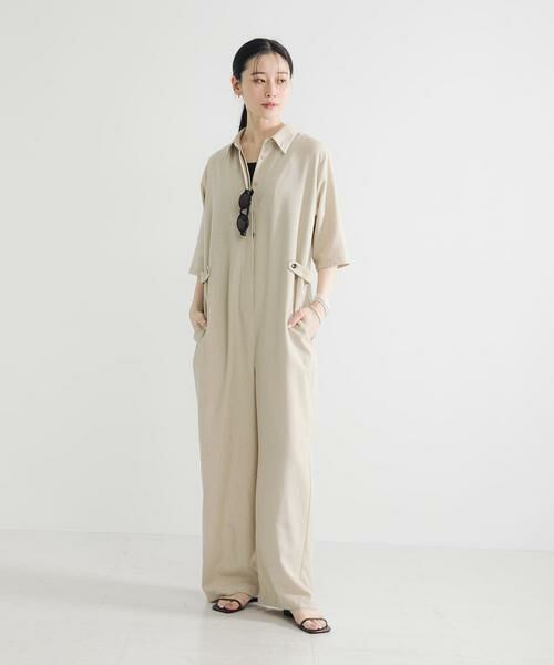URBAN RESEARCH / アーバンリサーチ サロペット・オールインワン | 『2サイズ展開』リネンブレンドジャンプスーツ | 詳細25