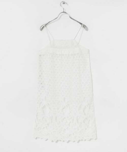 URBAN RESEARCH / アーバンリサーチ ワンピース | インドレースベアキャミワンピース | 詳細10