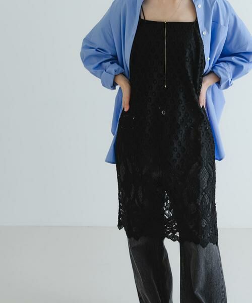 URBAN RESEARCH / アーバンリサーチ ワンピース | インドレースベアキャミワンピース | 詳細16