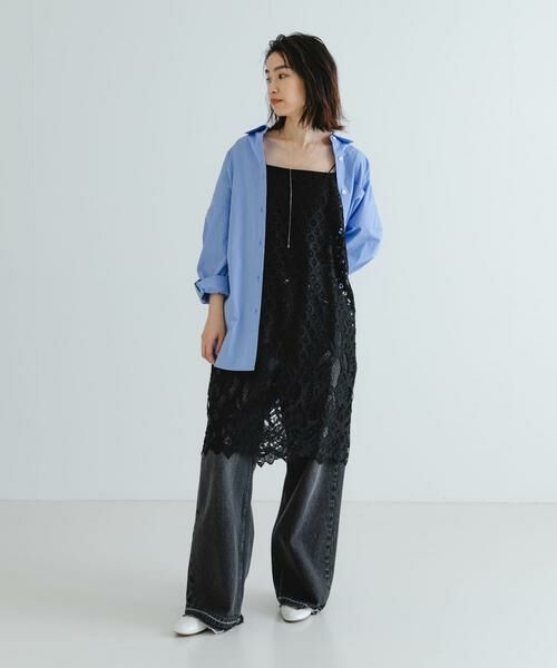 URBAN RESEARCH / アーバンリサーチ ワンピース | インドレースベアキャミワンピース | 詳細17