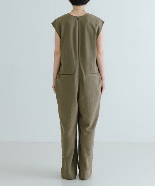 URBAN RESEARCH / アーバンリサーチ サロペット・オールインワン | 『2サイズ展開』リネンライク深Vネックオールインワン | 詳細13