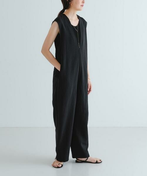 URBAN RESEARCH / アーバンリサーチ サロペット・オールインワン | 『2サイズ展開』リネンライク深Vネックオールインワン | 詳細29