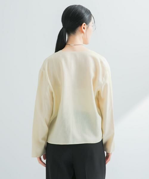 URBAN RESEARCH / アーバンリサーチ シャツ・ブラウス | フロントリボンシアージャケット | 詳細4