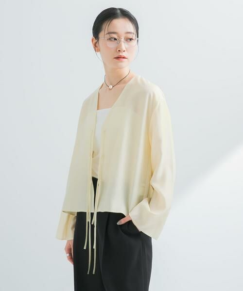 URBAN RESEARCH / アーバンリサーチ シャツ・ブラウス | フロントリボンシアージャケット | 詳細6