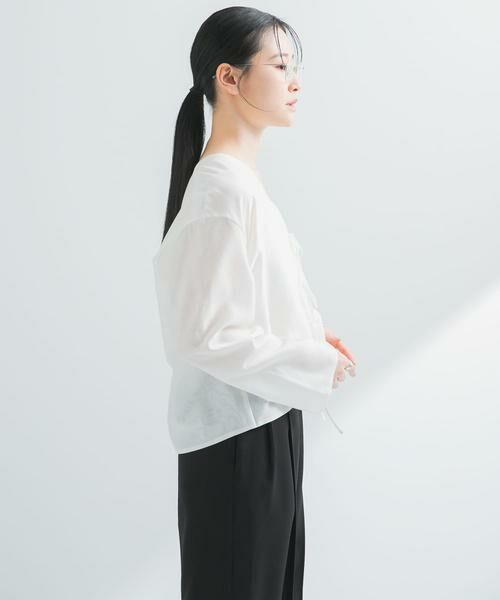 URBAN RESEARCH / アーバンリサーチ シャツ・ブラウス | フロントリボンシアージャケット | 詳細14