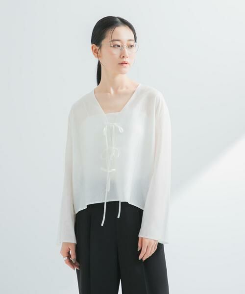 URBAN RESEARCH / アーバンリサーチ シャツ・ブラウス | フロントリボンシアージャケット | 詳細16