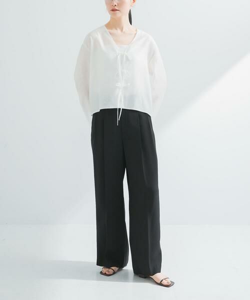 URBAN RESEARCH / アーバンリサーチ シャツ・ブラウス | フロントリボンシアージャケット | 詳細19