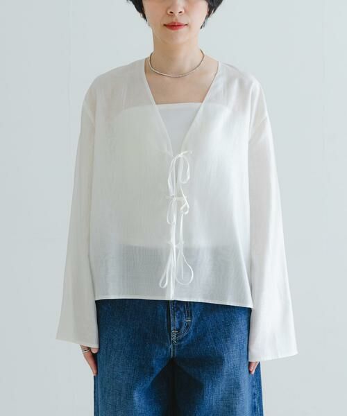 URBAN RESEARCH / アーバンリサーチ シャツ・ブラウス | フロントリボンシアージャケット | 詳細21