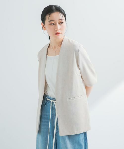 URBAN RESEARCH / アーバンリサーチ その他アウター | 『UVカット/吸水速乾/イージーケア』『UR TECH DRYLUXE』 ハーフスリーブジャケット | 詳細19