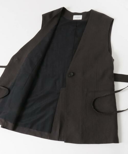 URBAN RESEARCH / アーバンリサーチ ベスト | ベルトデザインリネンジレ | 詳細10