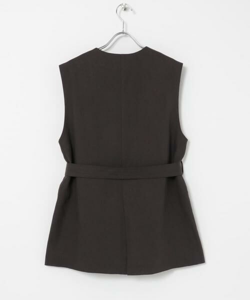 URBAN RESEARCH / アーバンリサーチ ベスト | ベルトデザインリネンジレ | 詳細11