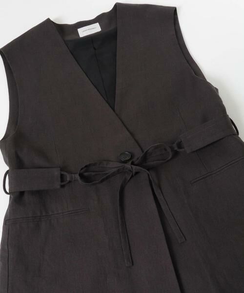 URBAN RESEARCH / アーバンリサーチ ベスト | ベルトデザインリネンジレ | 詳細9