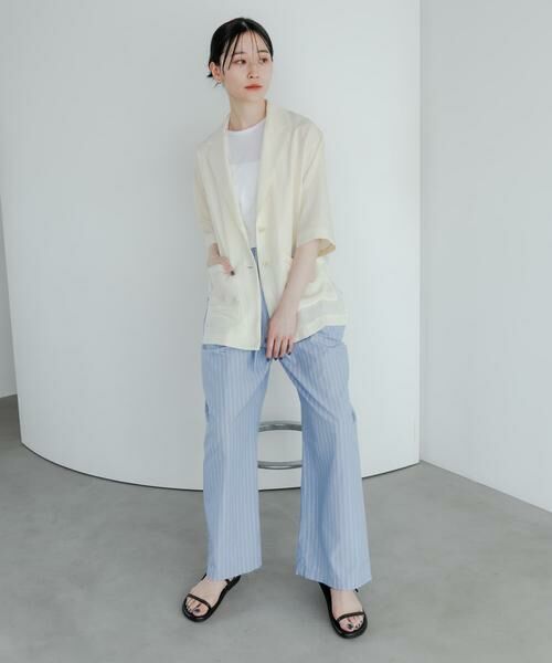 URBAN RESEARCH / アーバンリサーチ その他アウター | 『接触冷感』Naiaアセテートハーフスリーブジャケット | 詳細4