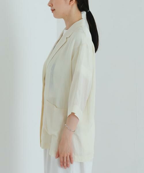 URBAN RESEARCH / アーバンリサーチ その他アウター | 『接触冷感』Naiaアセテートハーフスリーブジャケット | 詳細9