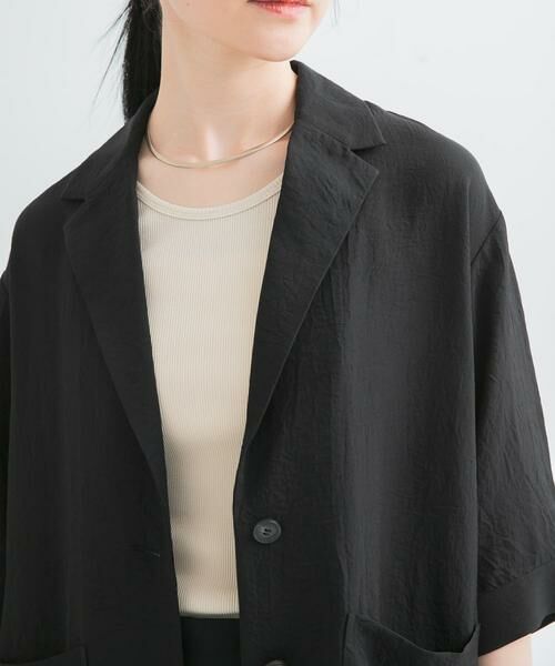 URBAN RESEARCH / アーバンリサーチ その他アウター | 『接触冷感』Naiaアセテートハーフスリーブジャケット | 詳細17