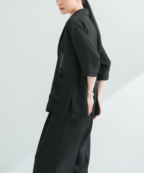 URBAN RESEARCH / アーバンリサーチ その他アウター | 『接触冷感』Naiaアセテートハーフスリーブジャケット | 詳細19