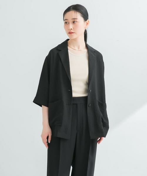 URBAN RESEARCH / アーバンリサーチ その他アウター | 『接触冷感』Naiaアセテートハーフスリーブジャケット | 詳細21