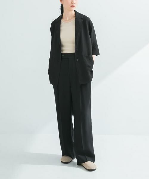 URBAN RESEARCH / アーバンリサーチ その他アウター | 『接触冷感』Naiaアセテートハーフスリーブジャケット | 詳細22