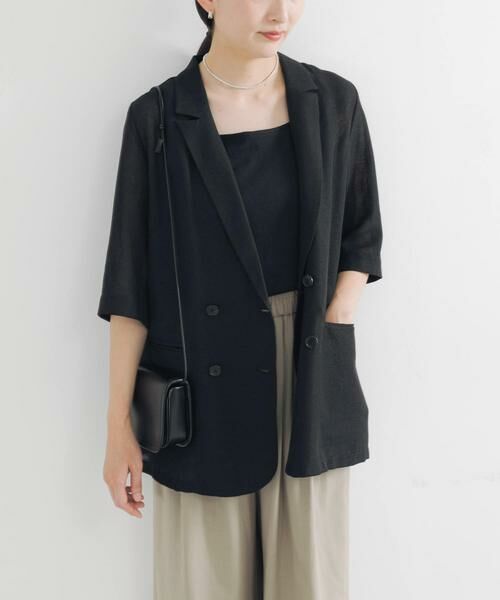 URBAN RESEARCH / アーバンリサーチ その他アウター | 『イージーケア』シアーメッシュハーフスリーブジャケット | 詳細1