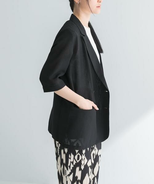 URBAN RESEARCH / アーバンリサーチ その他アウター | 『イージーケア』シアーメッシュハーフスリーブジャケット | 詳細4