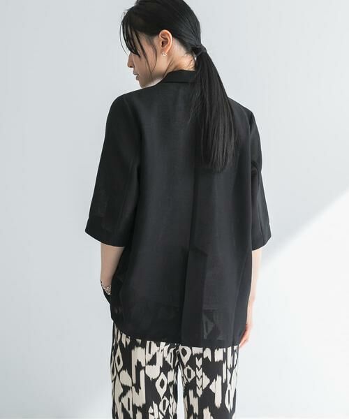 URBAN RESEARCH / アーバンリサーチ その他アウター | 『イージーケア』シアーメッシュハーフスリーブジャケット | 詳細5