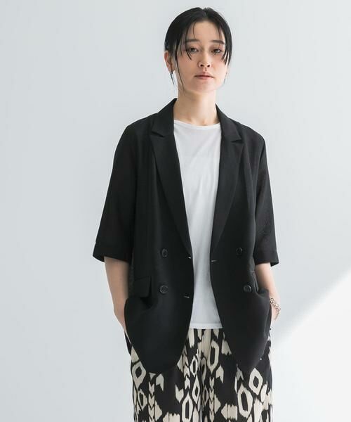 URBAN RESEARCH / アーバンリサーチ その他アウター | 『イージーケア』シアーメッシュハーフスリーブジャケット | 詳細6