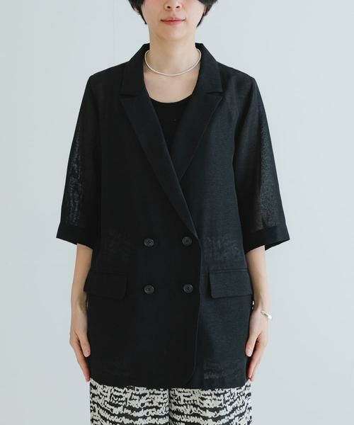 URBAN RESEARCH / アーバンリサーチ その他アウター | 『イージーケア』シアーメッシュハーフスリーブジャケット | 詳細8