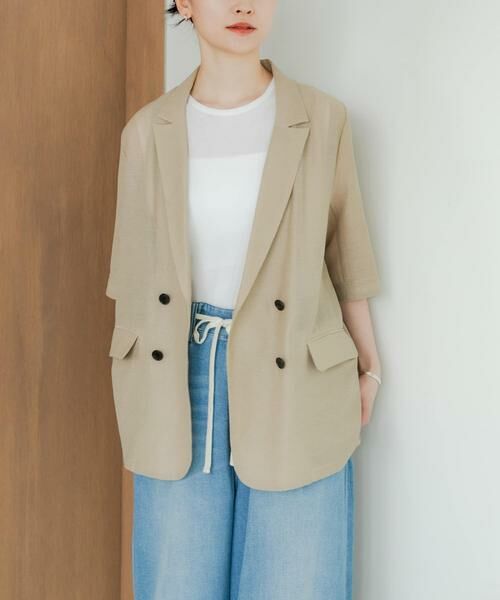 URBAN RESEARCH / アーバンリサーチ その他アウター | 『イージーケア』シアーメッシュハーフスリーブジャケット | 詳細15