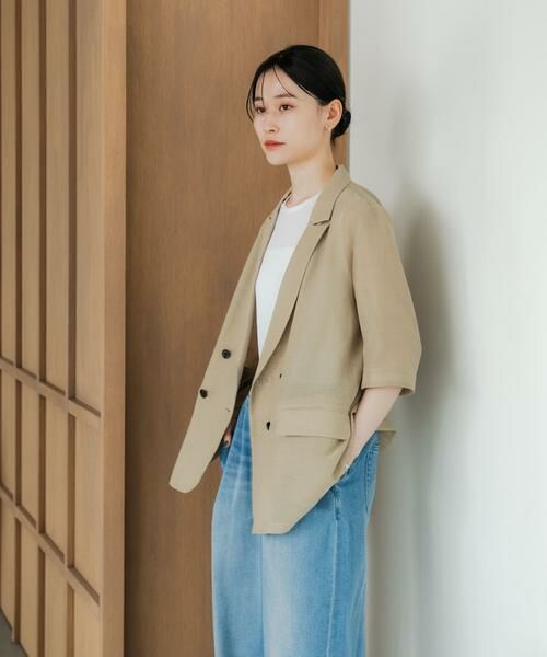 URBAN RESEARCH / アーバンリサーチ その他アウター | 『イージーケア』シアーメッシュハーフスリーブジャケット | 詳細19