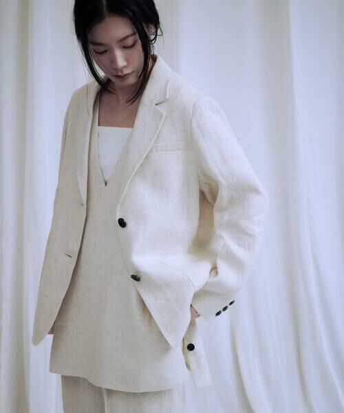 URBAN RESEARCH / アーバンリサーチ その他アウター | new basic　リネンテーラードジャケット | 詳細20