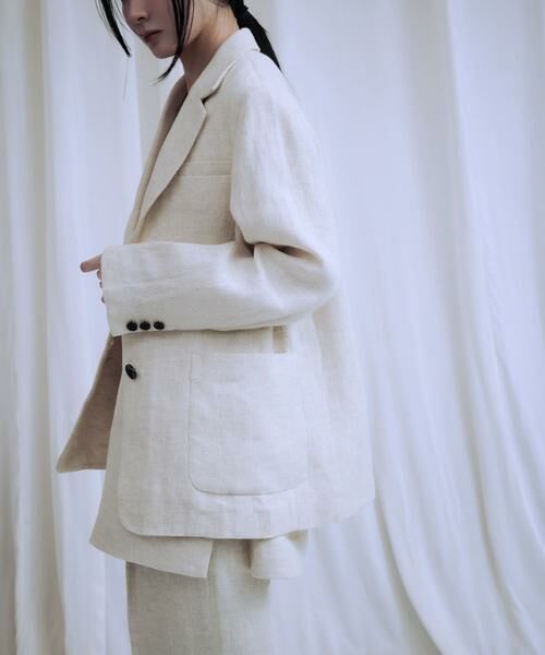 URBAN RESEARCH / アーバンリサーチ その他アウター | new basic　リネンテーラードジャケット | 詳細21