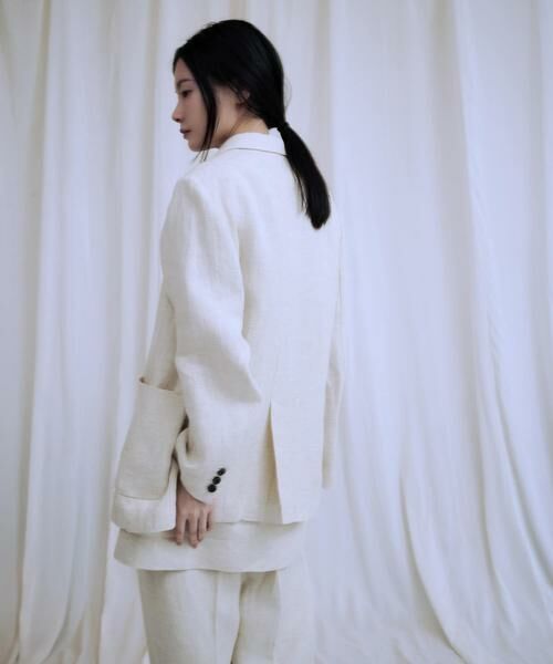 URBAN RESEARCH / アーバンリサーチ その他アウター | new basic　リネンテーラードジャケット | 詳細22