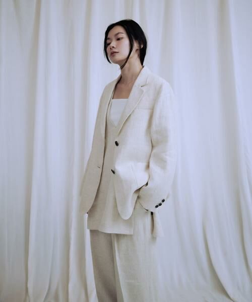 URBAN RESEARCH / アーバンリサーチ その他アウター | new basic　リネンテーラードジャケット | 詳細23
