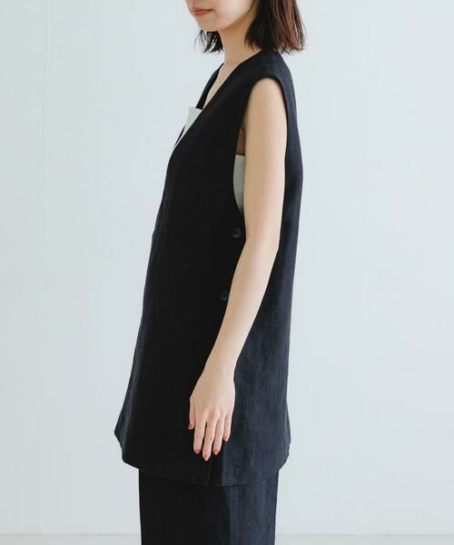 URBAN RESEARCH / アーバンリサーチ ベスト | new basic　リネンチュニックベスト | 詳細9