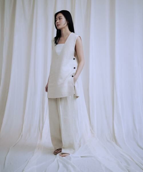 URBAN RESEARCH / アーバンリサーチ ベスト | new basic　リネンチュニックベスト | 詳細20