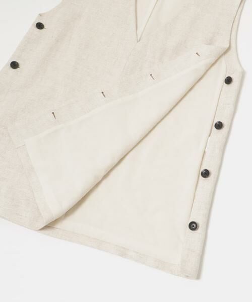 URBAN RESEARCH / アーバンリサーチ ベスト | new basic　リネンチュニックベスト | 詳細25