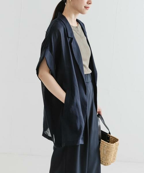 URBAN RESEARCH / アーバンリサーチ その他アウター | シアーハーフスリーブジャケット | 詳細4