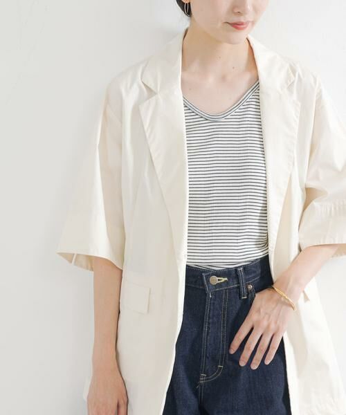 URBAN RESEARCH / アーバンリサーチ その他アウター | コットンハーフスリーブジャケット | 詳細1