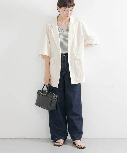 URBAN RESEARCH / アーバンリサーチ その他アウター | コットンハーフスリーブジャケット | 詳細2