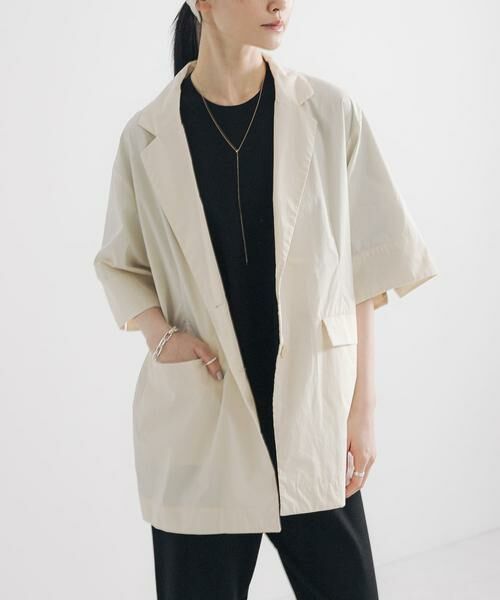 URBAN RESEARCH / アーバンリサーチ その他アウター | コットンハーフスリーブジャケット | 詳細4