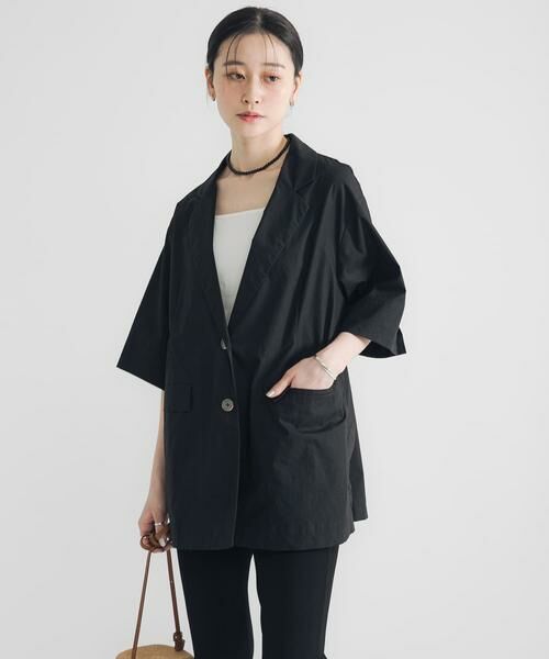 URBAN RESEARCH / アーバンリサーチ その他アウター | コットンハーフスリーブジャケット | 詳細18