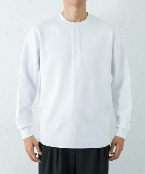 URBAN RESEARCH / アーバンリサーチ Tシャツ | 『UR TECH』度詰めワッフルヘンリーロングスリーブ | 詳細9