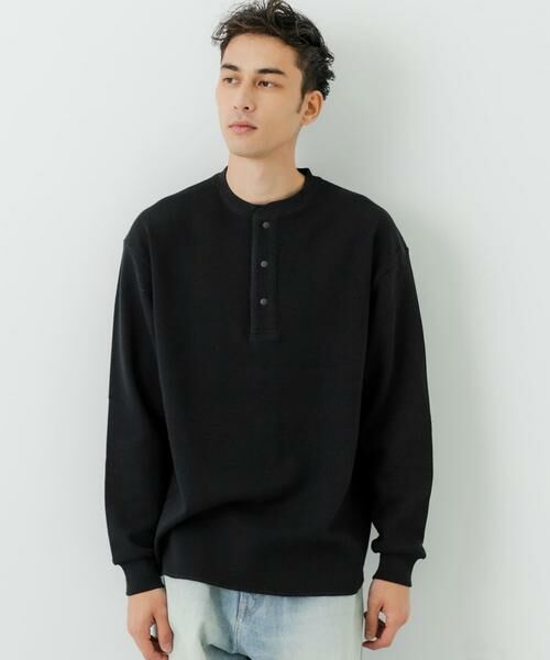 URBAN RESEARCH / アーバンリサーチ Tシャツ | 『UR TECH』度詰めワッフルヘンリーロングスリーブ | 詳細15