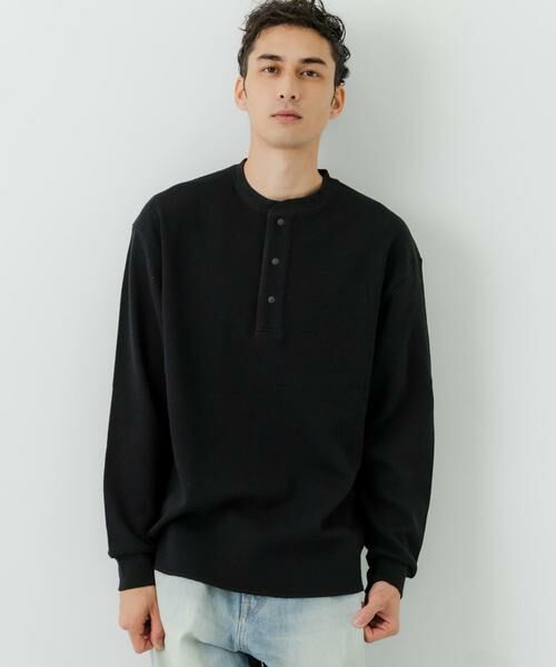 URBAN RESEARCH / アーバンリサーチ Tシャツ | 『UR TECH』度詰めワッフルヘンリーロングスリーブ | 詳細16