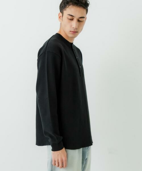 URBAN RESEARCH / アーバンリサーチ Tシャツ | 『UR TECH』度詰めワッフルヘンリーロングスリーブ | 詳細19