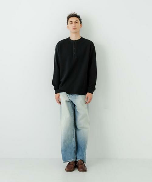 URBAN RESEARCH / アーバンリサーチ Tシャツ | 『UR TECH』度詰めワッフルヘンリーロングスリーブ | 詳細22