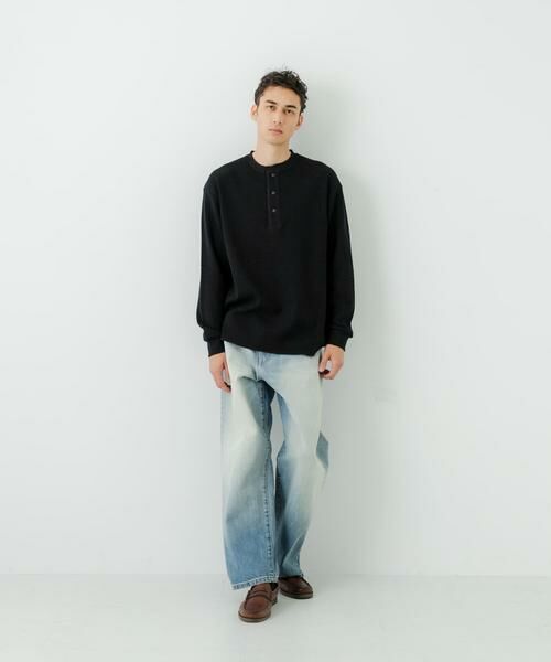 URBAN RESEARCH / アーバンリサーチ Tシャツ | 『UR TECH』度詰めワッフルヘンリーロングスリーブ | 詳細23