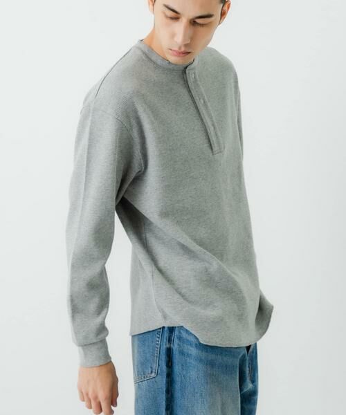 URBAN RESEARCH / アーバンリサーチ Tシャツ | 『UR TECH』度詰めワッフルヘンリーロングスリーブ | 詳細30