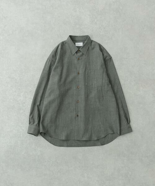URBAN RESEARCH/アーバンリサーチ new basic ALBATROSS WOOL SHIRTS グレー M URBAN RESEARCH/アーバンリサーチ new basic ALBATROSS WOOL SHIRTS グレー M