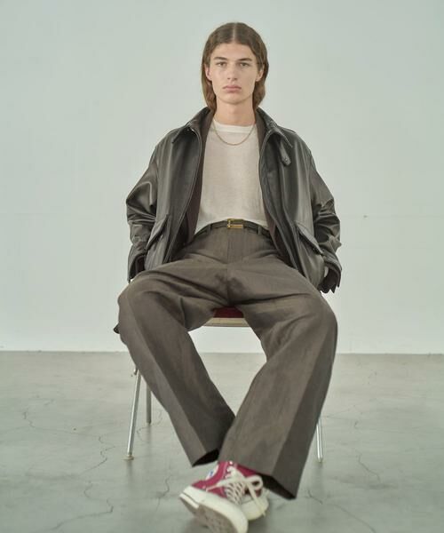 URBAN RESEARCH / アーバンリサーチ その他パンツ | new basic　WOOL LINEN TROUSER | 詳細8